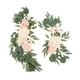 thumbnail image 2 of 2 Guirnaldas De Flores Artificiales Con Arco Floral Para Boda, Color Rosa Claro Y Beige., 2 of 5