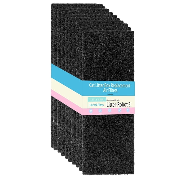 Filtros de carbón activado LOSUIN – paquete de 10 (9 cm × 25 cm)