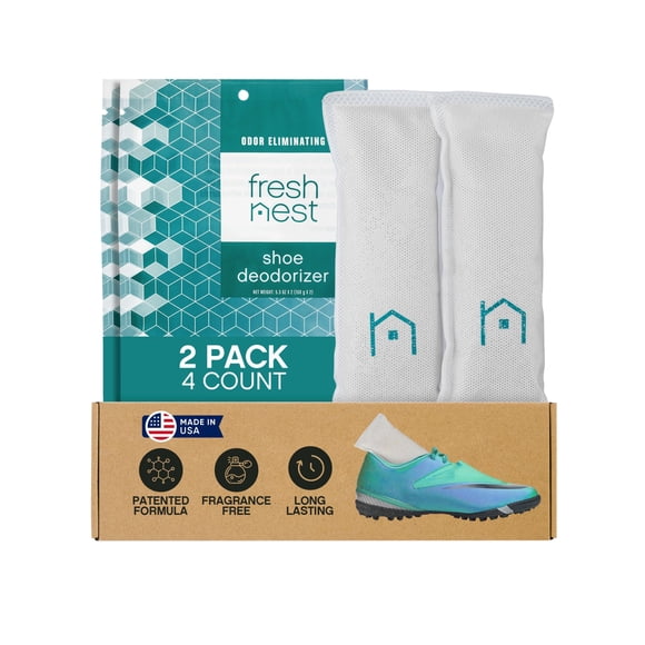 Desodorante para Zapatos Fresh Nest Paquete de 2 Reutilizable Control de Olores