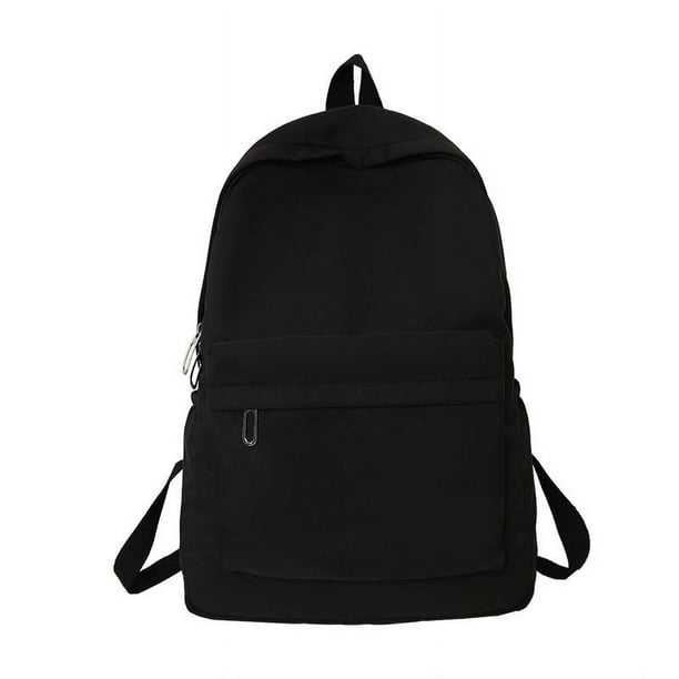 New Women's Backpack Large Capacity Travel Bag School Season New Students Casual Solid Color Mochila