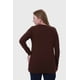 thumbnail image 3 of Polera Mujer Cuello V Rib Café, 3 of 4