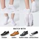 thumbnail image 2 of Calcetines tobilleros Corlap para mujer/hombre, 8-12 pares, corte bajo, 2 of 8