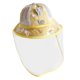 thumbnail image 1 of Kids Splash Gorra Protectora Antivaho A Prueba De Saliva Para Toda La Cara Amarilla, 1 of 5