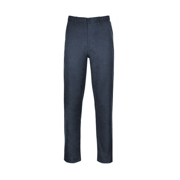 Pantalón Escolar Básico Frente Plano Niño Azul Marino