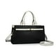 thumbnail image 1 of Bolso Satchel - Colby, MKF Collection, Bolso de Mano de Cuero Vegano con Asa Superior y Correa Desmontable - Negro, 1 of 3