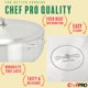 thumbnail image 4 of Olla Chef PRO 3,6 L de Aluminio con Mangos Remachados, 4 of 7