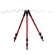 thumbnail image 5 of Soporte de trípode caña de pescar telescópica Soporte de varilla Engranaje Tierra Soporte Holder Rojo, 5 of 5