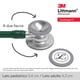 thumbnail image 3 of Estetoscopio 3M Littmann Cardiology iVTM 27 Hunter Green, 3 of 7