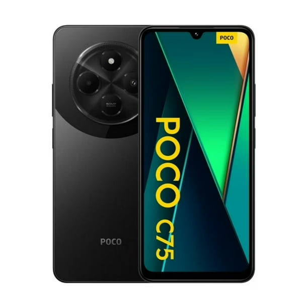 Celular Xiaomi POCO C75 6GB 128GB Negro negro | Lider
