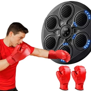 Genérico - Maquina De Boxeo Con Guantes Bluethoo Luces Musica Velcro