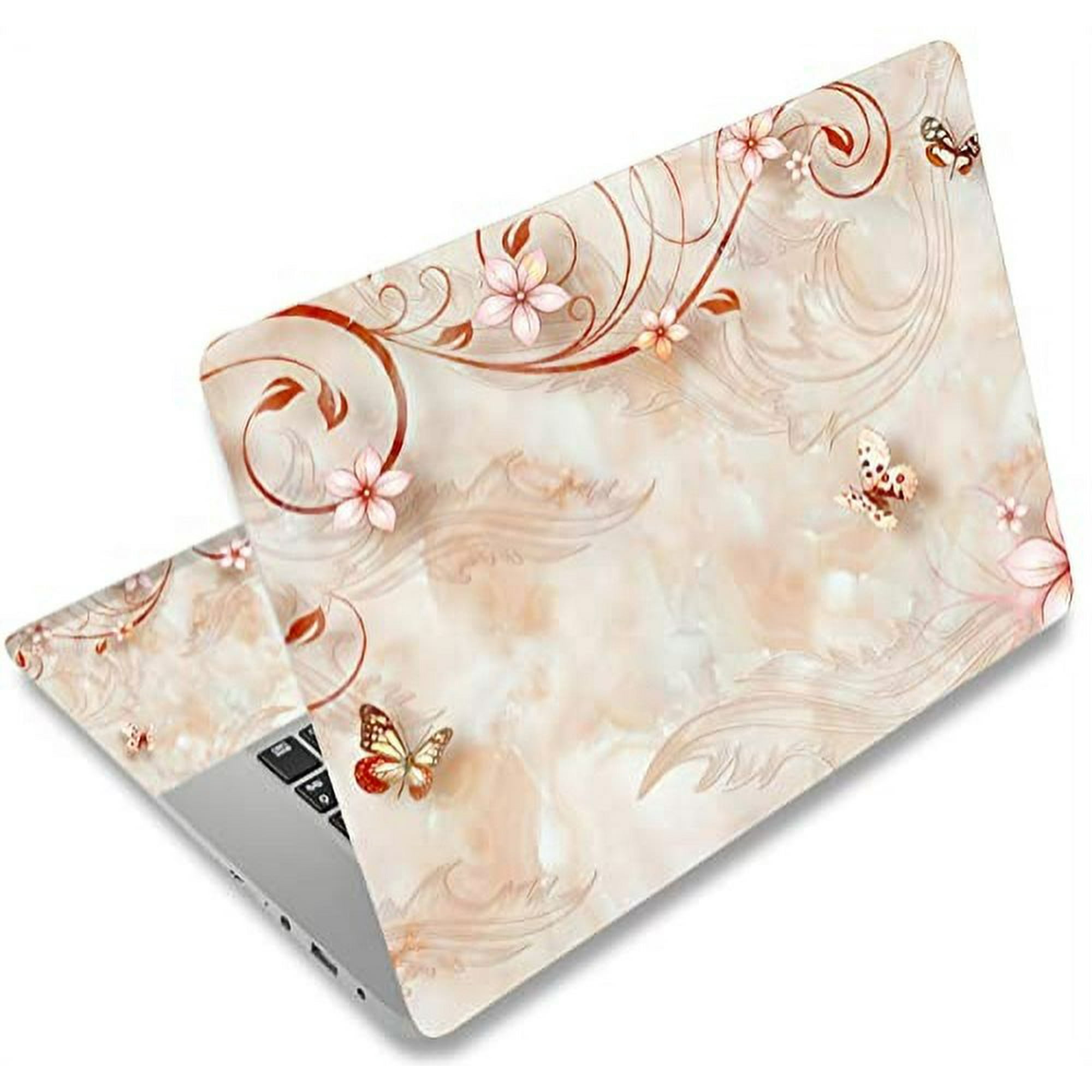 Pegatina De Piel Richen Para Portátil Y Notebook 12-15.6 Pulgadas Prot. Laptop Y Notebook Fácil Aplicar Quitar Y Cambiar Estilo Flor Enred.
