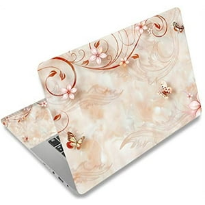 Pegatina De Piel Richen Para Portátil Y Notebook 12-15.6 Pulgadas Prot. Laptop Y Notebook Fácil Aplicar Quitar Y Cambiar Estilo Flor Enred.