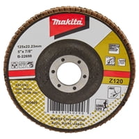 Makita - Disco Traslapado Z120,Refuerzo Fibra De Vidrio En Angulo (125Mm)