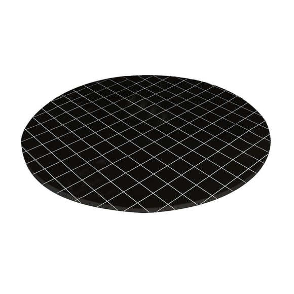 Mantel A Prueba De Agua Resistente Al Agua Cubierta De La Mesa De La Cena A Prueba De Polvo Limpiar Negro 120cm