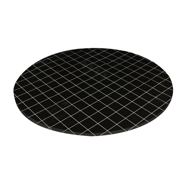 Mantel A Prueba De Agua Resistente Al Agua Cubierta De La Mesa De La Cena A Prueba De Polvo Limpiar Negro 120cm