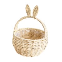 Bothyi - Cesta Linda Del Almacenamiento Del Regalo De Los Dulces De Los Huevos De Pascua 18X28Cm Para La Cuerda De Papel De Las Decoraciones Del Cuarto De Niños