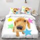 thumbnail image 1 of Happy Puppy Themed Bedding Set Soft and Comfortable for All Seasons Ideal Home & Bedroom Decor, 1 of 1