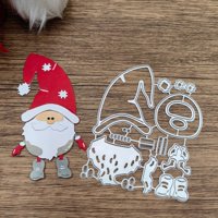 Feemkota - Diseño Navideño De Papá Noel Troquelado Para Hacer Tarjetas