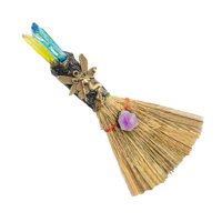 Magideal - Mini Escobas De S Decoración De Mago Accesorios Decoración De Cristal Artificial Colgante Decoración De La Oficina En El Hogar , Multi Color C