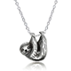 thumbnail image 1 of Silver Sloth Necklace - Perfect Gift for Girls and Women - Christmas and Birthday Gift Idea, 1 of 4