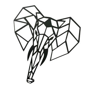 Magideal - Escultura De Pared Artística De Metal, Regalos De Animales, Accesorios Decorativos, Decoraciones De Pared Colgantes De Silueta Para Granja, Cafetería,