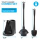 thumbnail image 2 of Juego de Desatascador y Cepillo para Inodoro Stock Your Home (2 unidades) Negro, 2 of 7