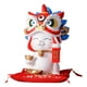 thumbnail image 4 of Lucky Cat Adornos Estatua Figuras Fengshui Resina Para El Porche Del Hogar Oficina Blanco, 4 of 5