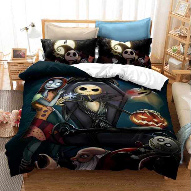 The Night Before Christmas Bedding Set Duvet Cover Pillow Cases 3-Piece Bedding Set (1 Duvet Cover + 2 Pillow Shams)