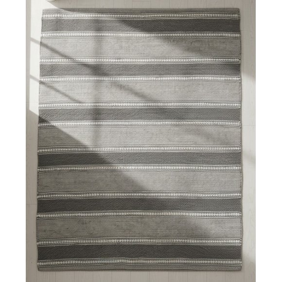 Alfombra Lana Loom Gris 190x290 CMS