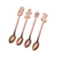 thumbnail image 4 of 4x Mini Cucharas De Café Cuchara De Acero Inoxidable Para Cafetería Postre Rose Aureate, 4 of 5