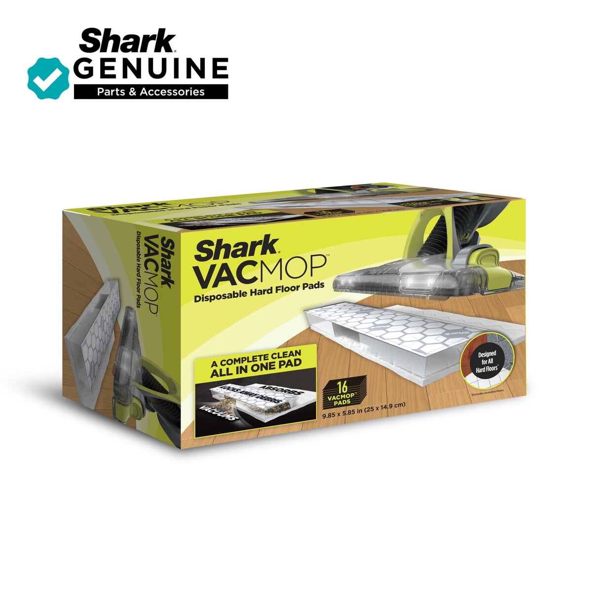 Pads Desechables Shark Vacmop 16 Unidades Para Piso Duro Vm200