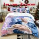 thumbnail image 1 of 3pcs K POP Felix Colorful Background Printed Bedding Set Soft Duvet Cover with 2 Pillowcases All Season Comfort, 1 of 5