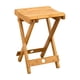thumbnail image 4 of Taburete plegable de bambú para exterior, silla para pescar, muebles portátiles, silla de Camping, taburete plegable para senderismo, barbacoa, Picnic 28cmx28.5cmx46.5cm, 4 of 5