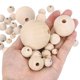 thumbnail image 3 of Uxcell 50Pcs 18mm Cuentas de Madera, Cuentas Naturales de Madera Sin Terminar Cuentas Espaciadoras Redondas de Madera para Hacer Joyas de Pulseras, 3 of 6