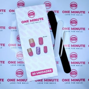 One Minute - Uñas Gel Semicuradas Diseño 065