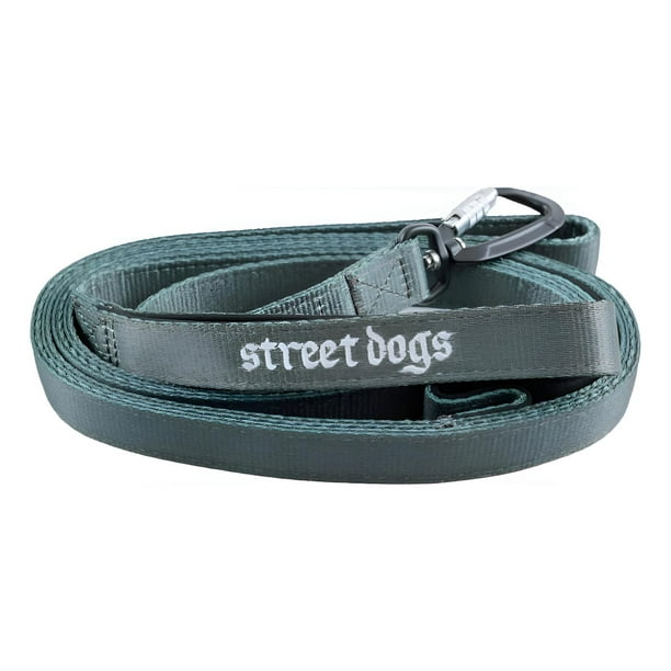 Correa De Paseo Perros Mosquetón Automático Street Dogs 5m gris