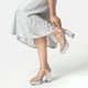 thumbnail image 2 of Sandalia Eco Cuero Taco Plateado Fiesta Mujer Weide YOU205, 2 of 8