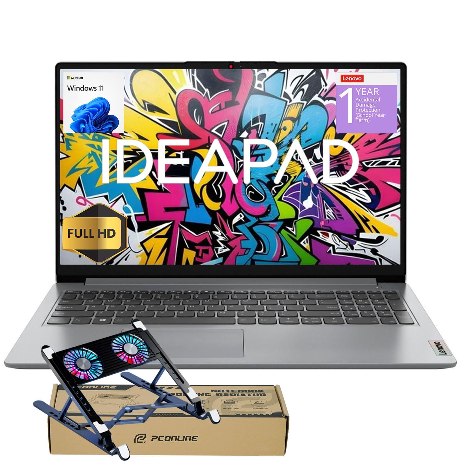 Ordenador Portátil Lenovo Ideapad 2025 Student 15.6 Pulgadas Fhd Intel 4 Núcleos 8 Gb