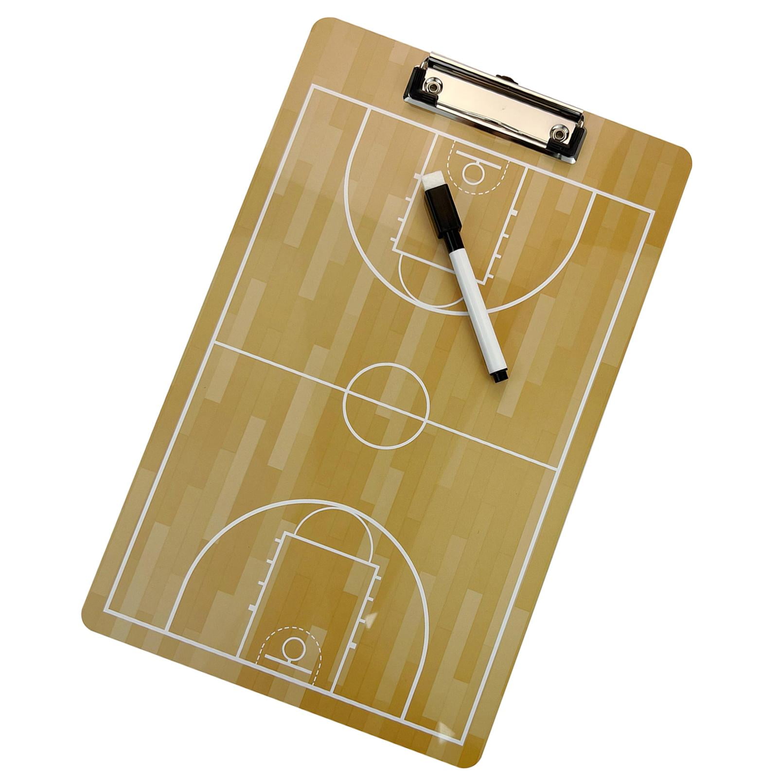 Magideal - Tablero De Baloncesto, Portapapeles, De Doble Cara, Portátil, Para Artículos Deportivos, Borrable, Tablero De Alineación, Instrucciones, Herramienta D