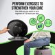 thumbnail image 5 of Taburete Wobble, autoequilibrado, con rotación de 360°, pequeño y ligero, 5 of 7