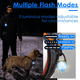 thumbnail image 4 of Luz de collar para perros para paseos nocturnos - Luz nocturna con clip para perros con flash, luz LED impermeable para caminar para mascotas, 4 of 5