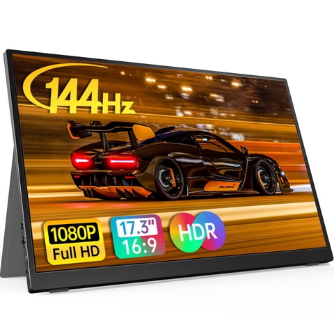 Monitor Portátil Anyuse De 17,3"" 1080P Fhd 144 Hz Ips Hdr