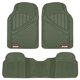 thumbnail image 2 of Alfombrillas de coche Motor Trend de 3 piezas, verdes e impermeables, 2 of 8