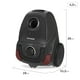 thumbnail image 2 of Aspiradora con Bolsa 1,24 Litros 1400W SCA20 Somela, 2 of 9