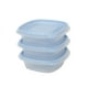 thumbnail image 2 of Set De Contenedor 670ML Cuadrado Plástico 3 Piezas, color surtido, 2 of 5