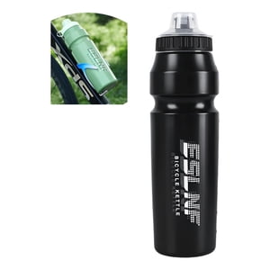 Genérica - Caramayola Grande Xl 1 Litro Botella Agua Ciclismo Deportes - Negro