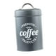 thumbnail image 3 of Contenedor De Almacenamiento De Cocina, Barra De Harina, Café, Bote De Café Hermético De Fácil Limpieza, Gris Oscuro, 3 of 3