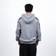 thumbnail image 2 of Polerón Kappa Full Zipper Grey Banda Black, 2 of 4