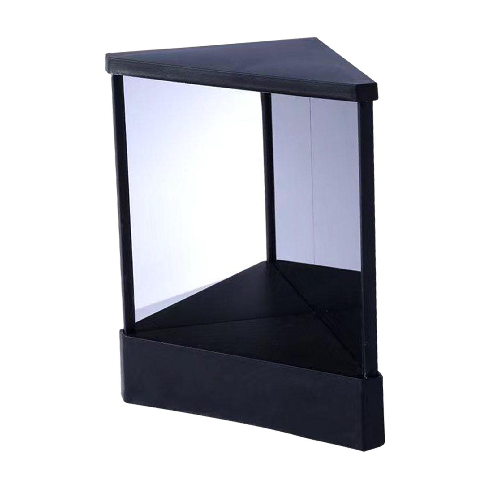 Ioensy - Espejo No Reversible Espejo Cosmético Para Corrección Facial Mesa Sala De Estar L Negro