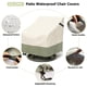 thumbnail image 4 of Funda impermeable para silla giratoria de exterior Dalema, paquete de 2, 4 of 9